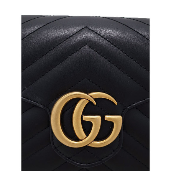 Gucci GG Marmont Quilted Mini Shoulder Bag Leather - Picture 7 of 8